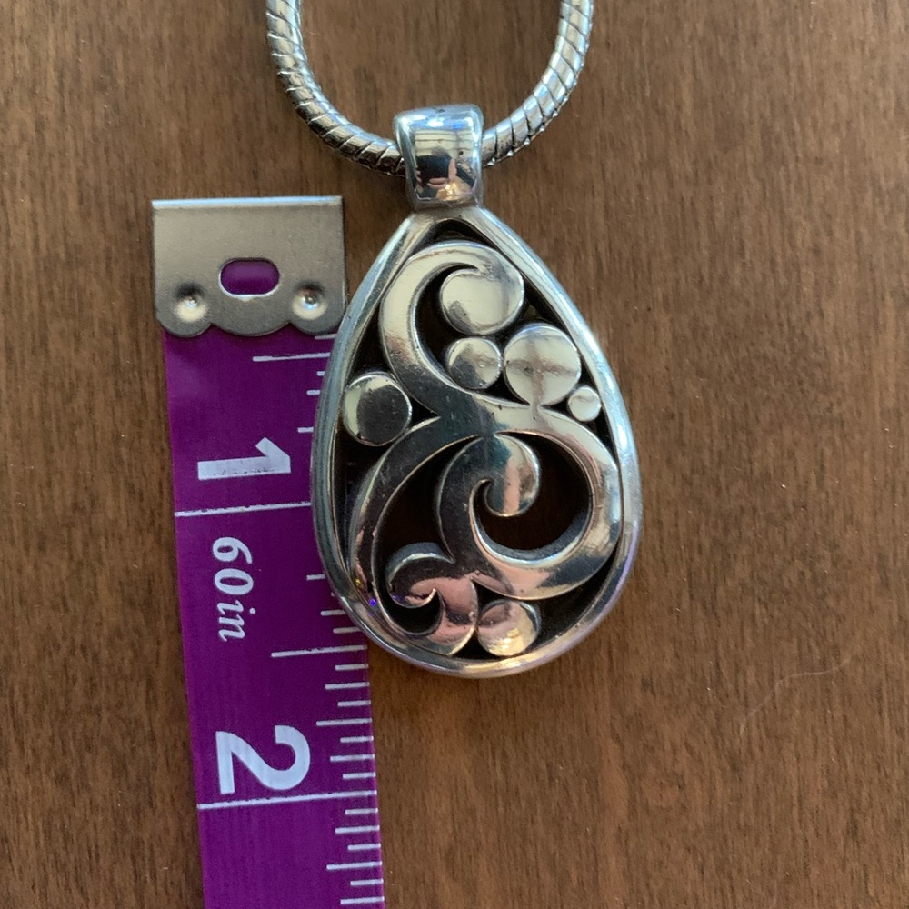 Brighton Scroll Necklace 18 inch chain